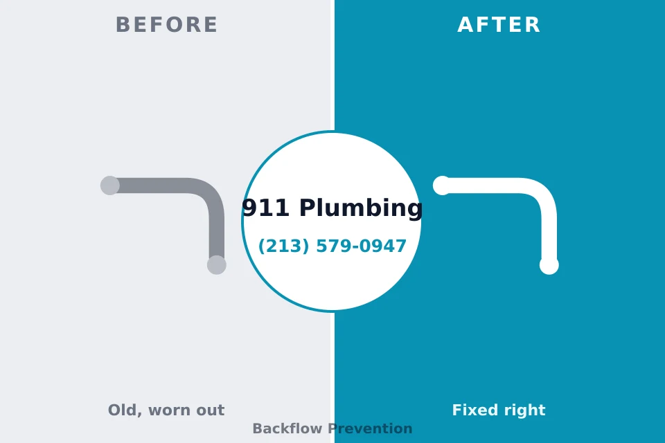 Before and after: plumbing repair Lakeland, GA